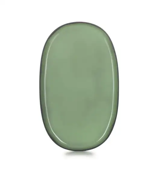 CARACTERE półmisek 35x21 cm Miętowy