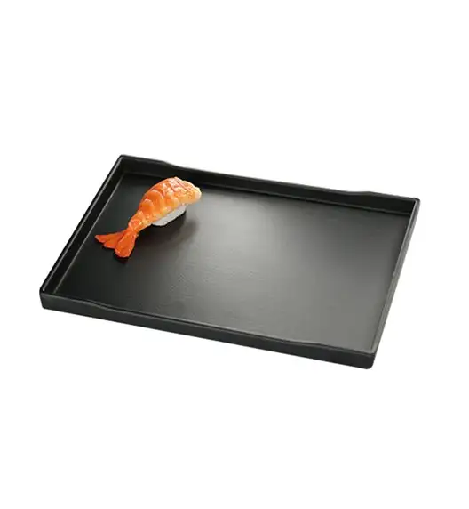 Taca ZEN z melaminy 38,1x28,8x2,5 cm czarna