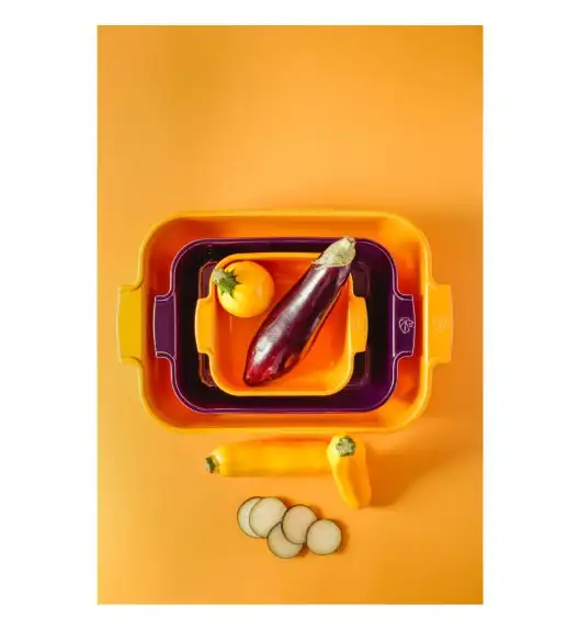 APPOLIA Naczynie prostokątne 25 cm / żólte