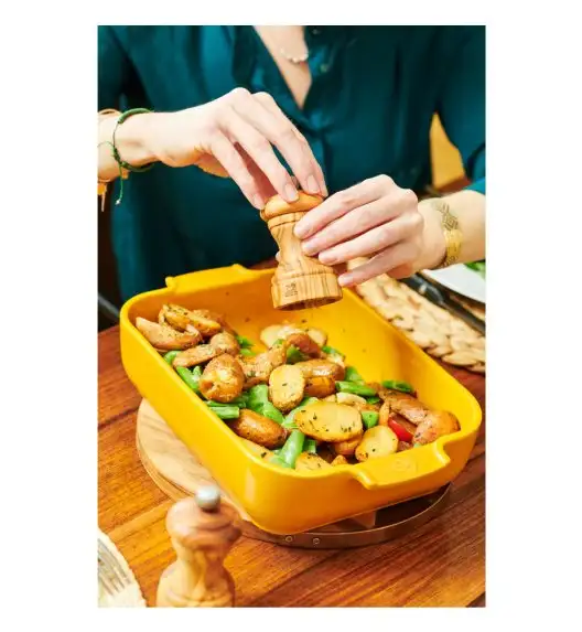 APPOLIA Naczynie prostokątne 36 cm / żółte