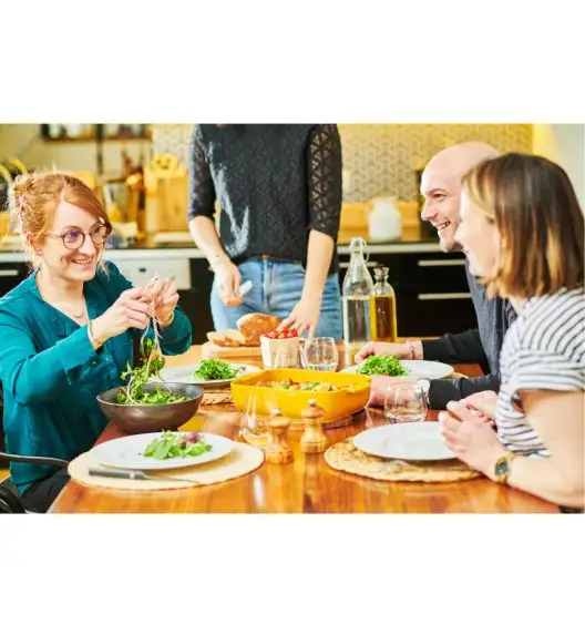 APPOLIA Naczynie prostokątne 36 cm / żółte