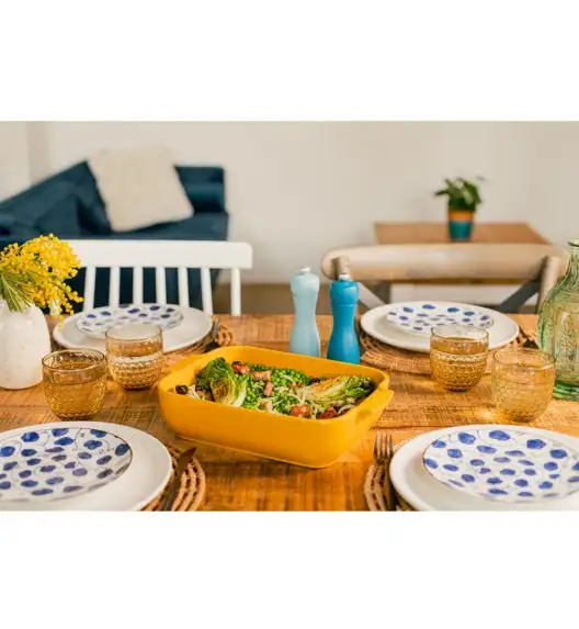 APPOLIA Naczynie prostokątne 36 cm / żółte