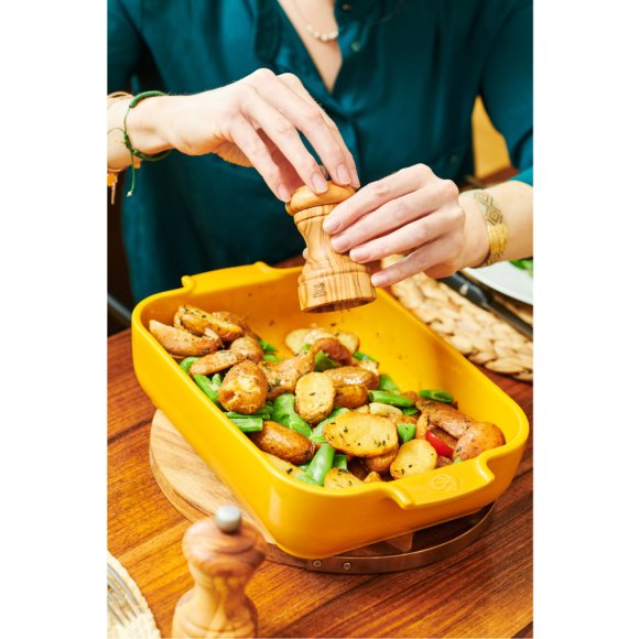 APPOLIA Naczynie prostokątne 40 cm / żółte