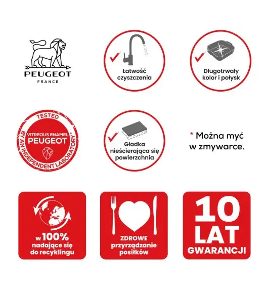 PEUGEOT APPOLIA Naczynie kwadratowe 36 cm / żółte