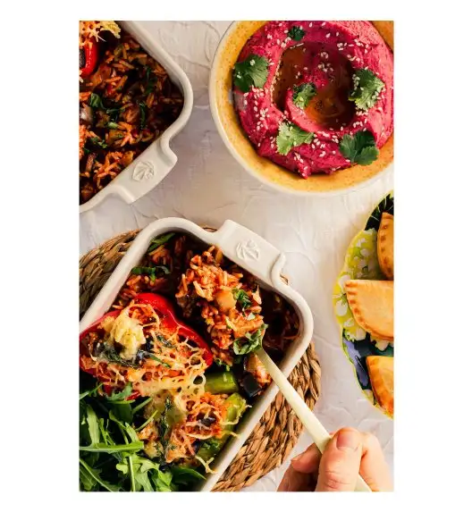 PEUGEOT APPOLIA Naczynie prostokątne / 36 cm / Ecru