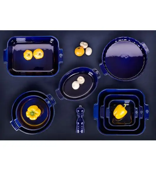 PEUGEOT APPOLIA Naczynie prostokątne / 36 cm / niebieskie