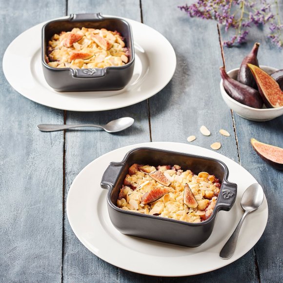 PEUGEOT APPOLIA Naczynie kwadratowe / 28 cm / szare