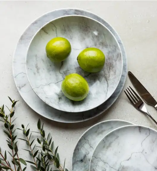 LUBIANA BOSS KERAJET | 002 MARMUREK | Serwis obiadowy 18/54 elementy | N001