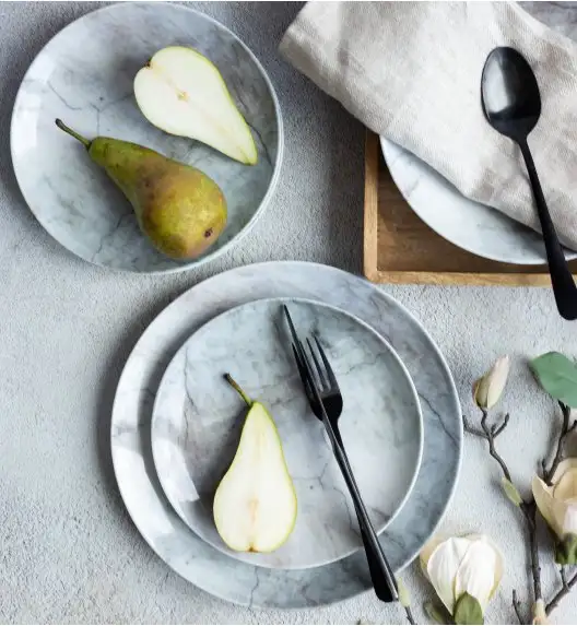 LUBIANA BOSS KERAJET | 002 MARMUREK | Serwis obiadowy 18/54 elementy | N001