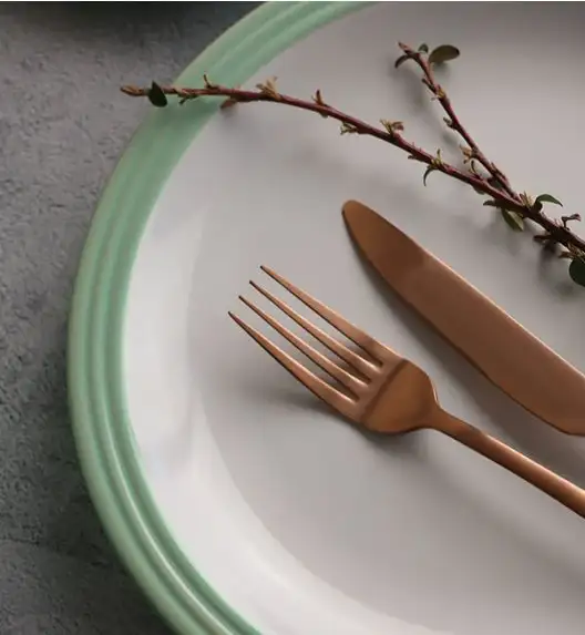 WATERSIDE CAMDEN GREEN Serwis obiadowy 16 el / 4 osób / porcelana