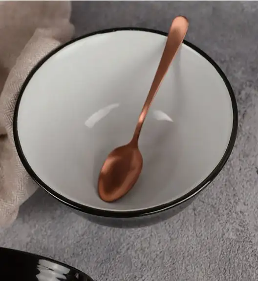 WATERSIDE CAMDEN BLACK Serwis obiadowy 16 el / 4 osób / porcelana