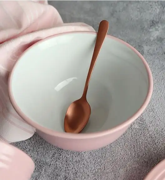 WYPRZEDAŻ! WATERSIDE CAMDEN PINK Serwis obiadowy 16 el / 4 osób / porcelana