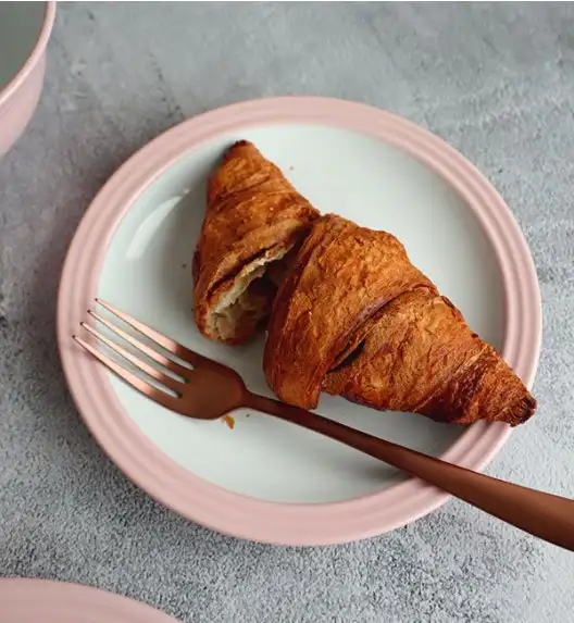 WYPRZEDAŻ! WATERSIDE CAMDEN PINK Serwis obiadowy 16 el / 4 osób / porcelana