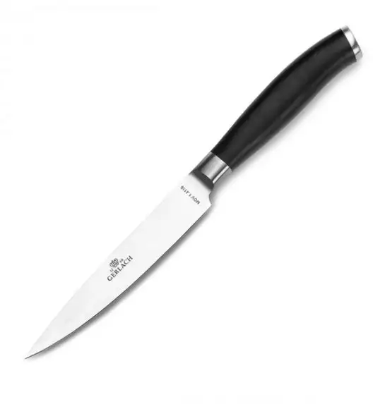 GERLACH DECO BLACK Nóż kuchenny 12,5 cm / stal nierdzewna
