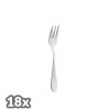 AMEFA FELICIA Komplet 18 widelczyków do ciasta / wieczysta gwarancja / połysk