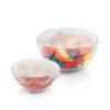 TESCOMA 4FOOD Zestaw 2 elastycznych silikonowych wieczek 17 i 23 cm