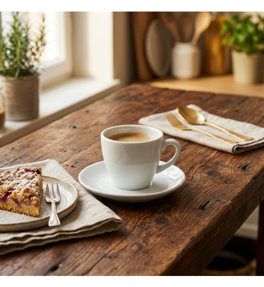 LUBIANA BISTRO / NANA Filiżanka 100 ml + spodek 12 cm / porcelana