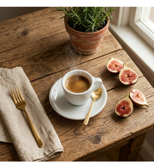 LUBIANA BISTRO / NANA Filiżanka 100 ml + spodek 12 cm / porcelana