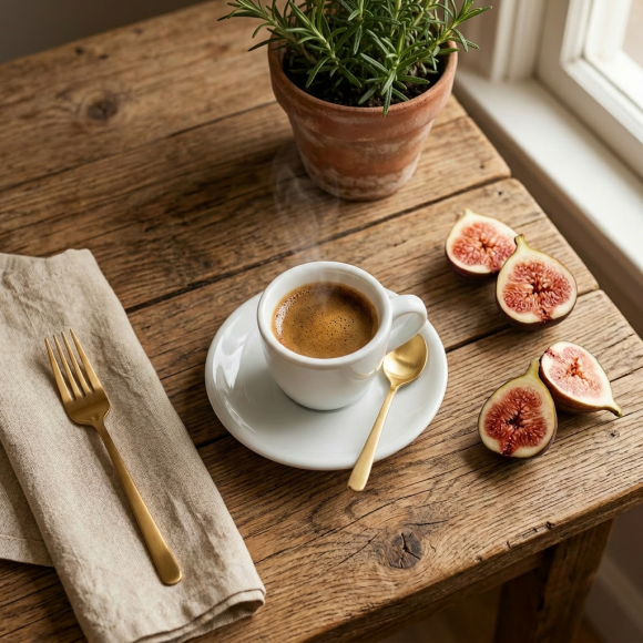 LUBIANA BISTRO / NANA Filiżanka 100 ml + spodek 12 cm / porcelana
