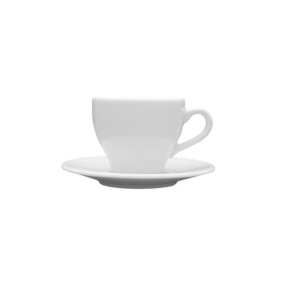 LUBIANA BISTRO / NANA 6x Filiżanka 100 ml + spodek 12 cm / porcelana