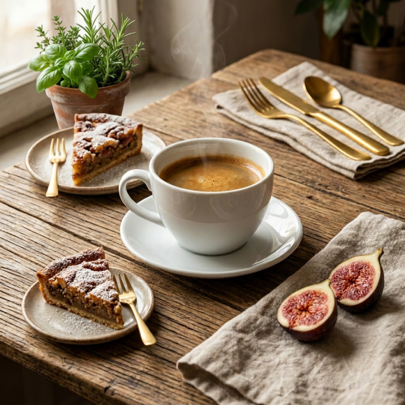 LUBIANA BISTRO / NANA Filiżanka 400 ml + spodek 17 cm / porcelana