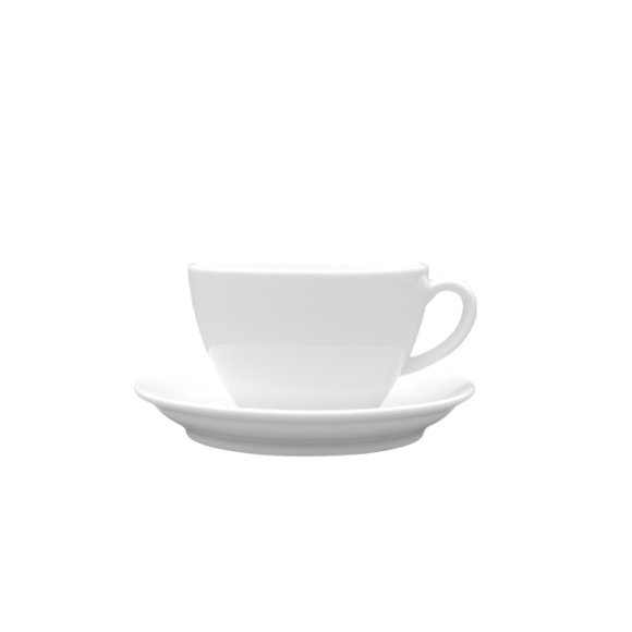 LUBIANA BISTRO / NANA 6x Filiżanka 400 ml + spodek 17 cm / porcelana