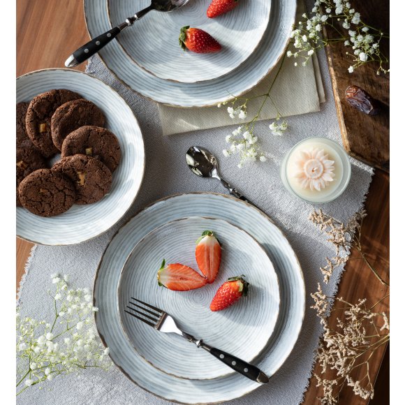 LUBIANA BOSS KERAJET | 101 KJ RAYADO | Serwis obiadowy 18/54 elementy | 9015