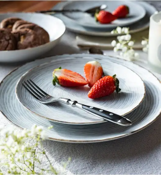 LUBIANA BOSS KERAJET | 101 KJ RAYADO | Serwis obiadowy 18/54 elementy | 9015