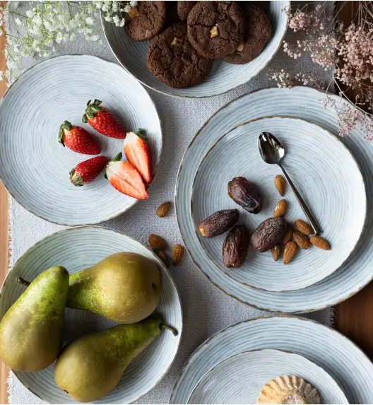 LUBIANA BOSS KERAJET | 101 KJ RAYADO | Serwis obiadowy 18/54 elementy | 9015