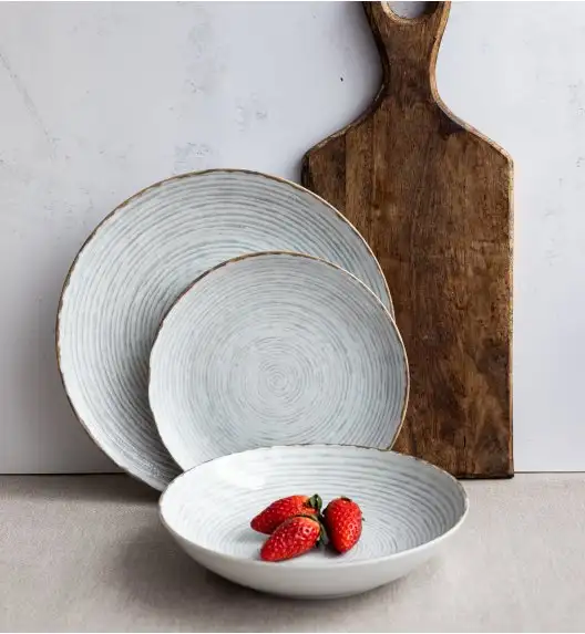 LUBIANA BOSS KERAJET | 101 KJ RAYADO | Serwis obiadowy 18/54 elementy | 9015