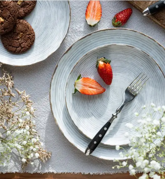 LUBIANA BOSS KERAJET | 101 KJ RAYADO | Serwis obiadowy 18/54 elementy | 9015