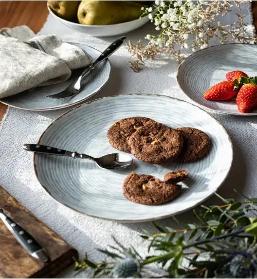 LUBIANA BOSS KERAJET | 101 KJ RAYADO | Serwis obiadowy 18/54 elementy | 9015