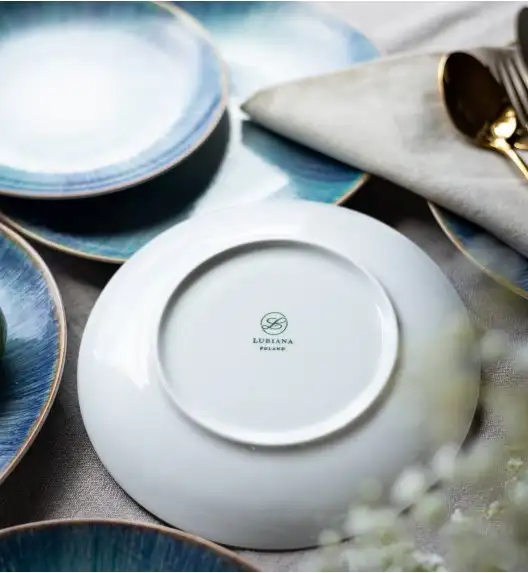LUBIANA BOSS KERAJET | 070 KJ ESMERALDA | Serwis obiadowy 18/54 elementy | 9001