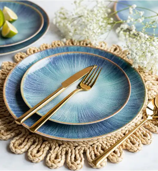 LUBIANA BOSS KERAJET | 070 KJ ESMERALDA | Serwis obiadowy 18/54 elementy | 9001