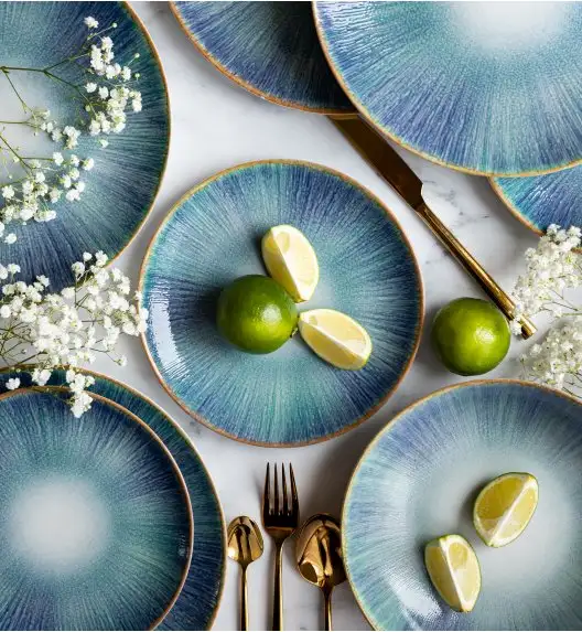 LUBIANA BOSS KERAJET | 070 KJ ESMERALDA | Serwis obiadowy 18/54 elementy | 9001