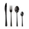AMBITION MADENI BLACK Komplet sztućców czarnych 16 el dla 4 osób w pudełku