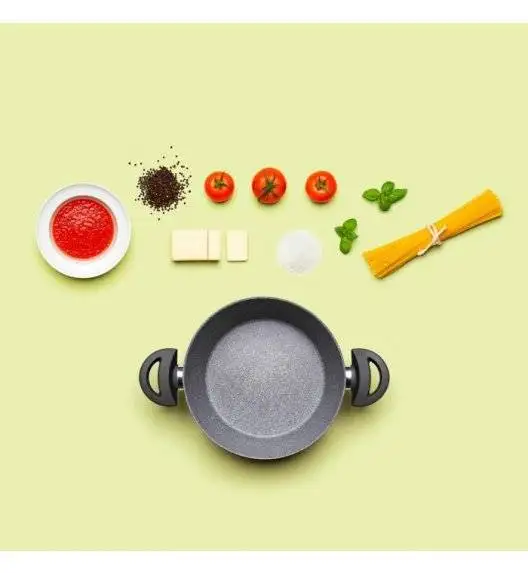 WYPRZEDAŻ! MONETA SINFONIA Garnek 20 cm / powłoka nieprzywierająca Artech Stone / indukcja