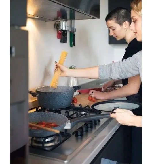 WYPRZEDAŻ! MONETA SINFONIA Garnek 20 cm / powłoka nieprzywierająca Artech Stone / indukcja