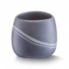 WYPRZEDAŻ! ZELLER POLY Kubek łazienkowy 9 cm szary / tworzywo sztuczne 