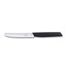 VICTORINOX SWISS MODERN Nóż ostrze ząbkowane / 11 cm / czarny