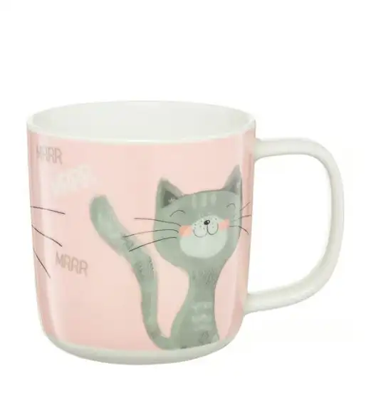 AMBITION PETS Kubek porcelanowy kot bury / 370 ml