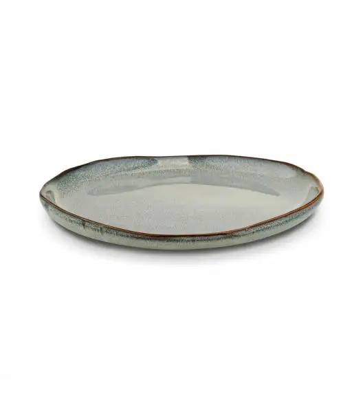 WYPRZEDAŻ! KonigHOFFER MAVI GREY Talerz deserowy 18 cm / szara porcelana