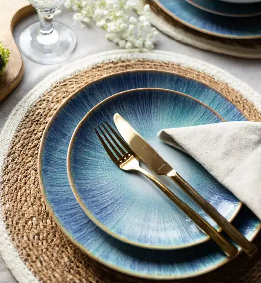 LUBIANA BOSS KERAJET | 070 KJ ESMERALDA | 12x Talerz obiadowy 27 cm  | 9001