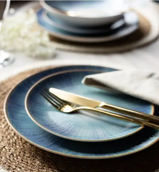 LUBIANA BOSS KERAJET | 070 KJ ESMERALDA | 12x Talerz obiadowy 27 cm  | 9001