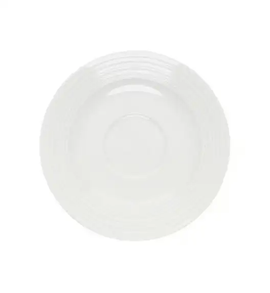 AMBITION LINEA Serwis kawowy biały 12 elementów dla 6 osób / porcelana