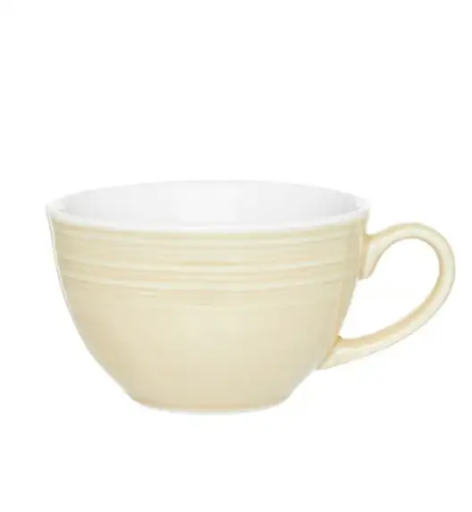 AMBITION LINEA Filiżanka do kawy i herbaty 220 ml / piaskowa / porcelana