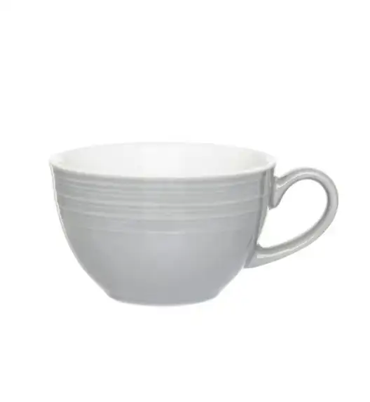 AMBITION LINEA Filiżanka do kawy i herbaty 220 ml / szara / porcelana