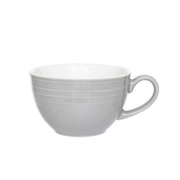 AMBITION LINEA Filiżanka do kawy i herbaty 220 ml / szara / porcelana