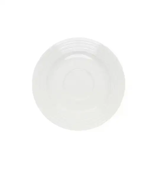AMBITION LINEA Spodek pod filiżankę 15,5 cm / biały / porcelana