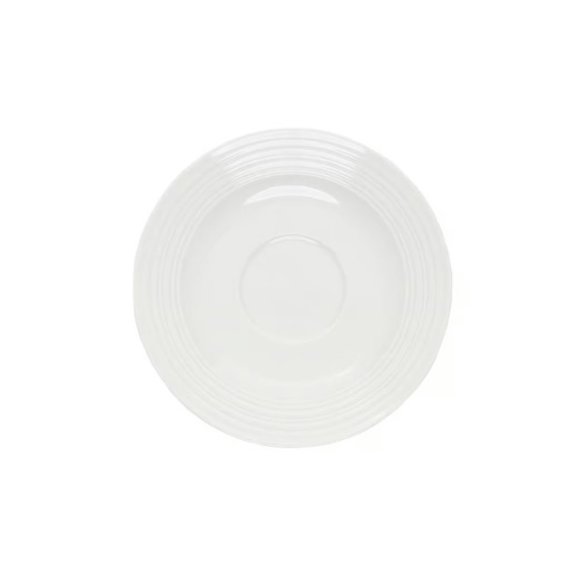 AMBITION LINEA Spodek pod filiżankę 15,5 cm / biały / porcelana